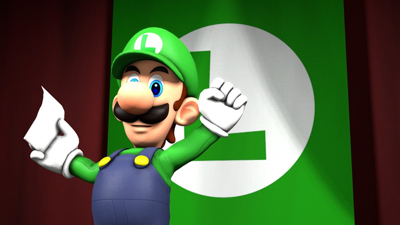 Luigi gives his presidential election speech