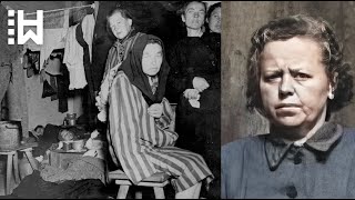 HORRIBLY Brutal NAZI Guard Gertrud Sauer & Her CRIMES at Bergen Belsen concentration camp during WW2