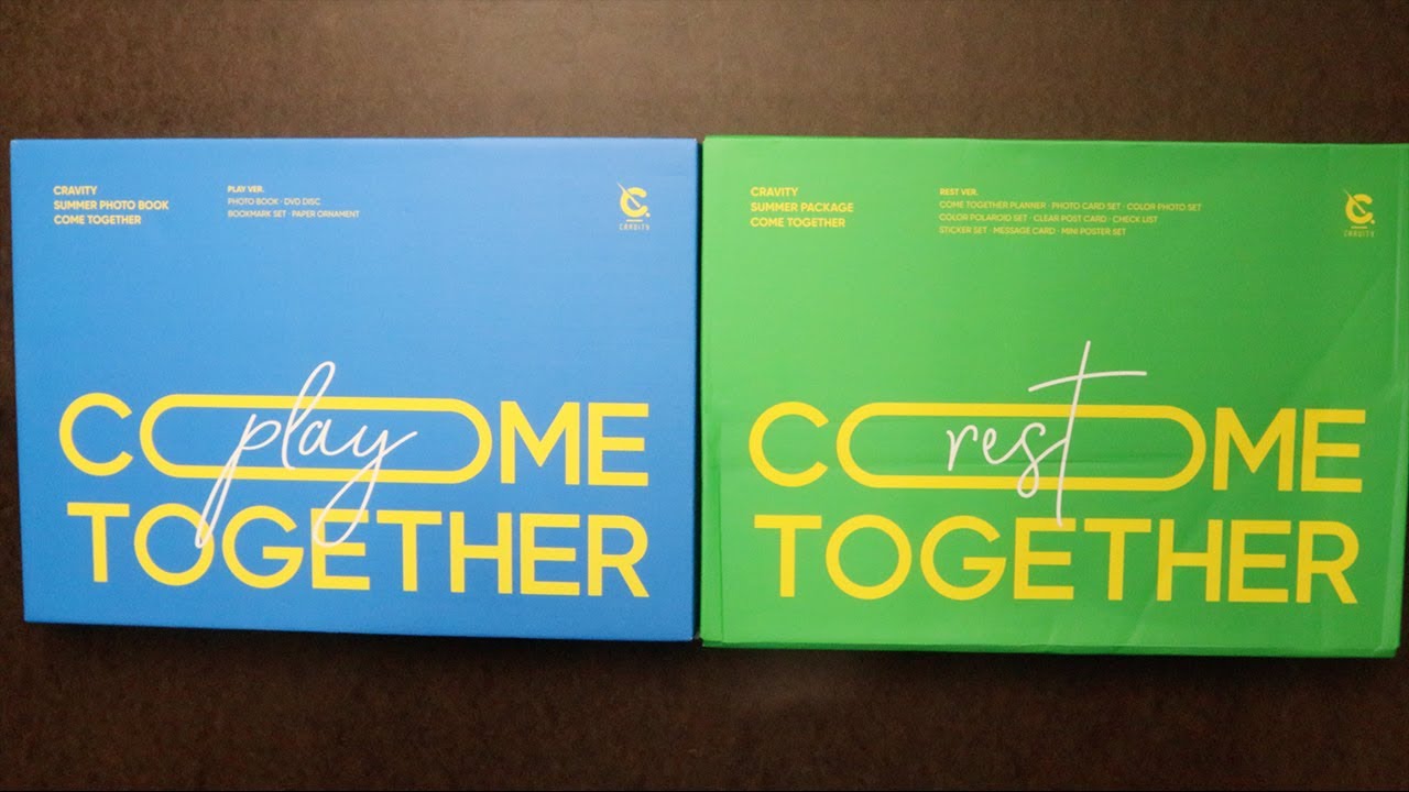 Unboxing | Cravity Summer Photobook 'COME TOGETHER' - YouTube