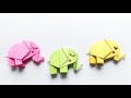 Membuat Gajah Lucu Dari Origami | Origami Gajah | Origami Elephant