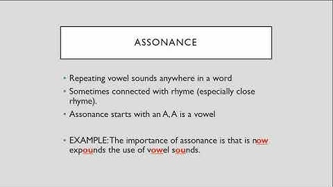 Assonance, Consonance, and Alliteration