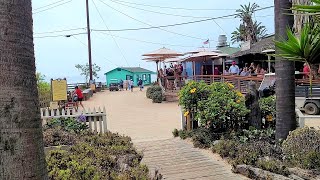 Walking tour of the classic beach cottages at Crystal Cove Beach in Newport Beach CA