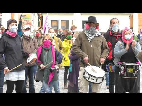 Die Fridays for Future Klimademo zieht durch Klagenfurt