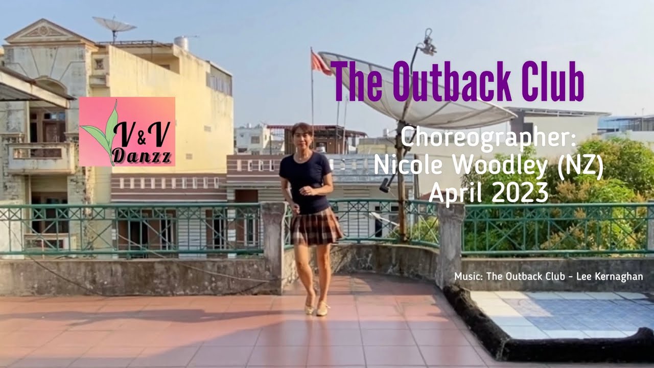 The Outback Club Line Dance (Choreo Nicole Woodley) YouTube
