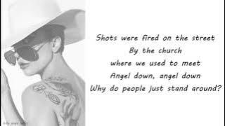 Lady Gaga  - Angel Down Lyrics