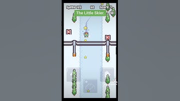 The Little Skier #gamedev #pixelart #indiedev #indiegame #GodotEngine #IndieGame #gamedev #shorts
