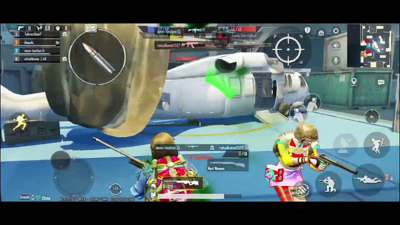 New gun game battle ground mobile India❤️plz like, comment &subscribe 😍🙏