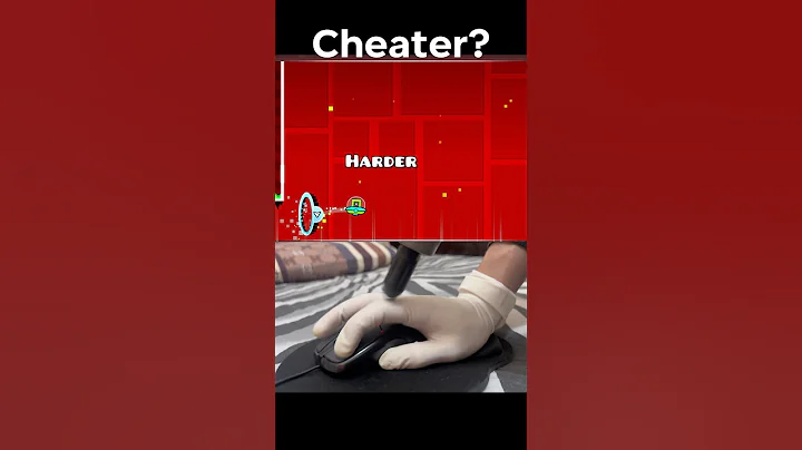 Cheater vs spam impossible #gd #geometrydash #shorts