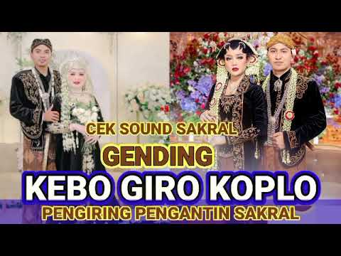Cek Sound | Musik Hajatan Sakral Pengiring Pengantin Jawa \