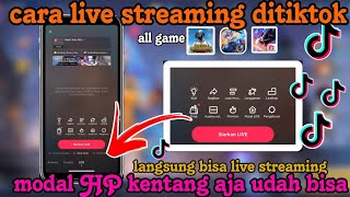 TUTORIAL CARA LIVE STREMING GAME DITIKTOK 2023 mengunakan 1 hp ll Tiktok screenshot 3