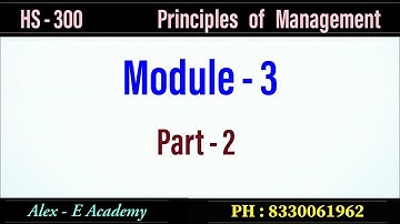 HS 300 - POM | Principles of Management | Planning | Module 3 - Part 2 | S5 S6 KTU