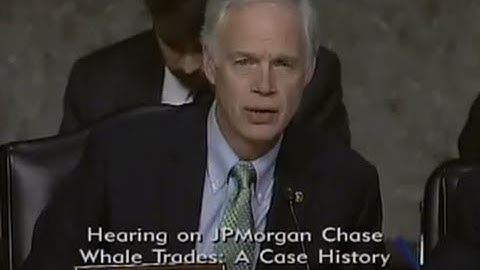 Johnson Questions Witnesses at JP Morgan Hearing