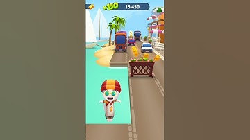 Talking Tom Gold Run VS Talking Tom Gold Run 2 Funny Fails & Falls Moments Android Gameplay #shorts