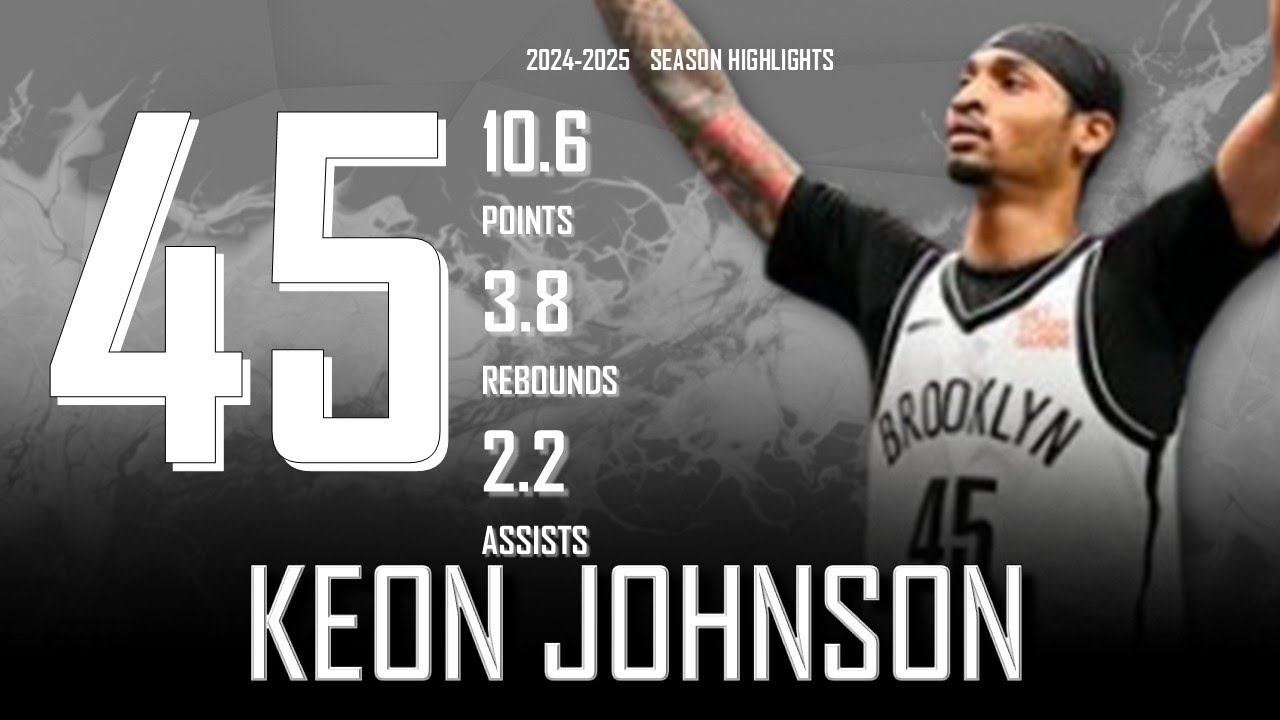 Keon Johnson || 2024-2025 Brooklyn Nets Highlights