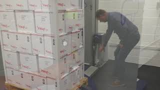 Palletwikkelaar de Witt WP2 met weegunit