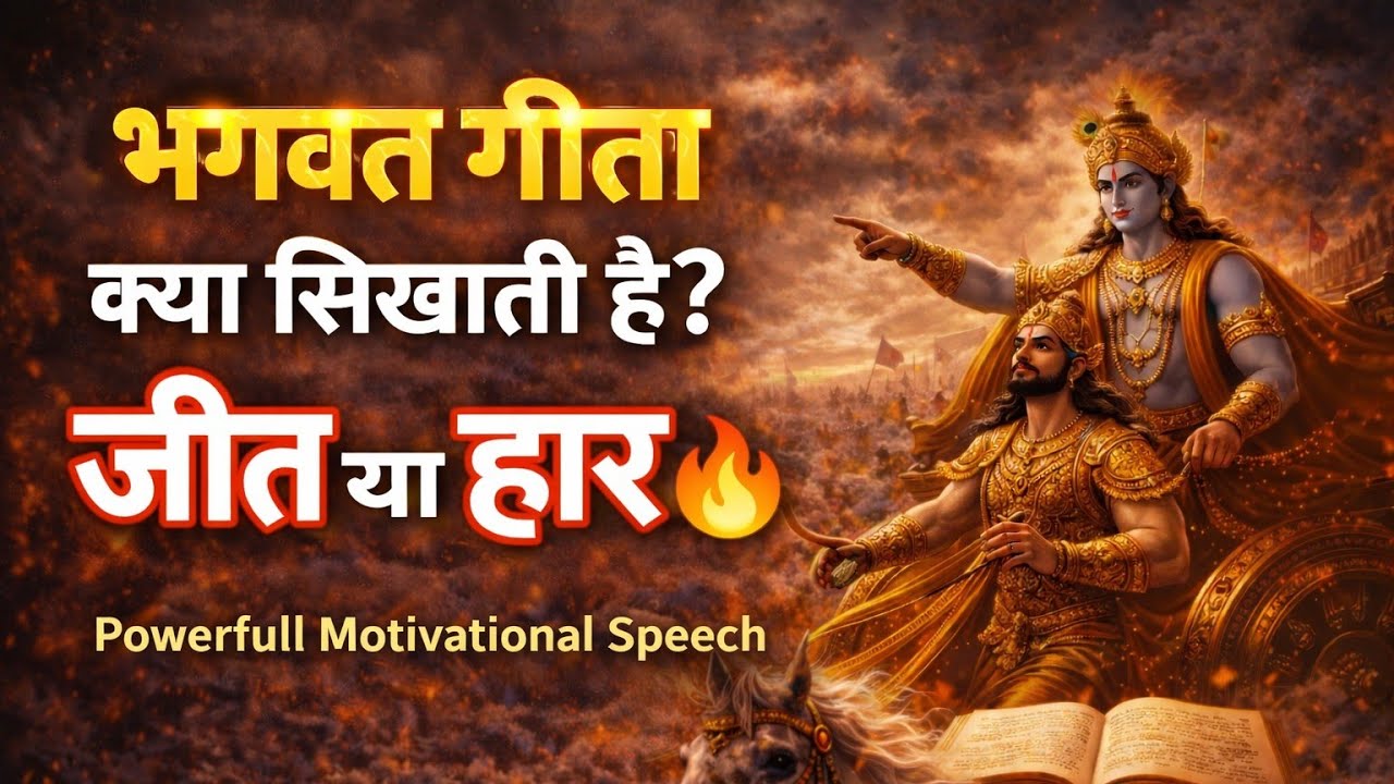 भगवत गीता क्या सिखाती है? | जीत या हार – जीवन का असली सच | Powerful Motivational Speech