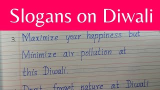 Slogans on Diwali ??/slogans for safe diwali/slogans/English slogans for students/Feathers Learning