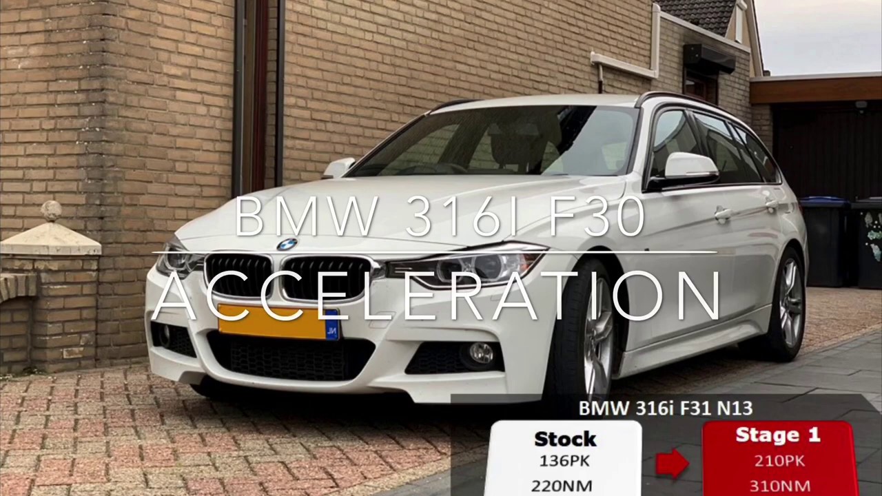 210hp Bmw 316i F31 Stock Vs Stage 1 Tuned Acceleration Berkperformance Youtube