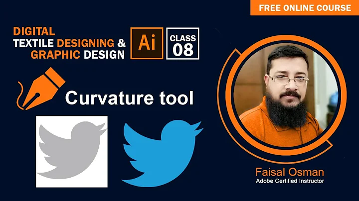 How to use Curvature tool | Urdu | Hindi | Adobe Illustrator Training Class - 8 #curvature  #pentool