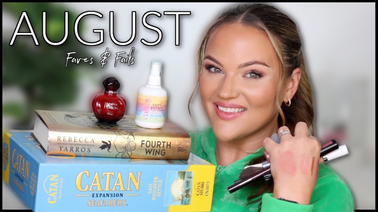 AUGUST FAVES & FAILS | Beauty, Books, & Lifestyle!