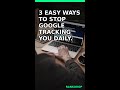 3 easy ways to stop Google tracking you daily. #Shorts