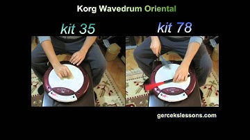 korg wavedrum oriental - tabla solo - (Gerçek Dorman)