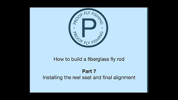 rod building   installing and aligning a reel seat (part 7)