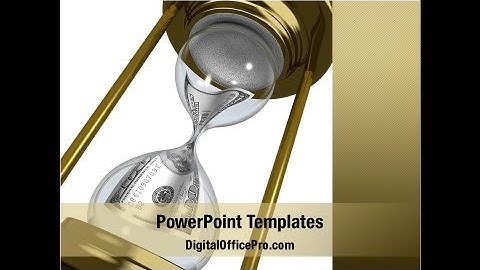 Time Is Money Training PowerPoint Template Backgrounds - DigitalOfficePro #09874