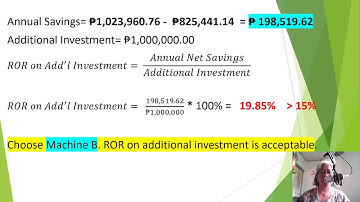 COMPARING and EVALUATION OF ALTERNATIVES- ENGG ECONOMICS