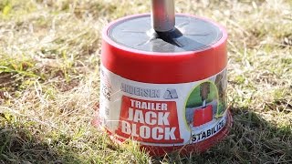 Trailer Jack Block – Eliminating nearly ALL the movement in your parked RV or trailer! by Andersen Hitches 75,155 views 7 years ago 1 minute, 38 seconds