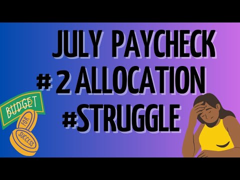 PAYCHECK # 2 ALLOCATION |STILL STRUGGLING | DIGITAL BUDGETER | GOOGLE ...
