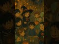 It’s easy to laugh at someone — but magic happens when we laugh together. #aiart #anime #halloween
