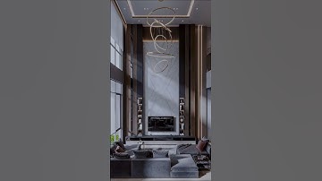 What a Livingroom 🤯❤️ #design #architecture #interior #interiordesign #render #fyp #bulding #luxury