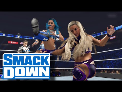 WWE 2K23 CHARLOTTE FLAIR VS MIA YIM| SMACKDOWN