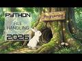 File Handling in Python: Read & Write Text, CSV & JSON | Video 11 (Bangla)