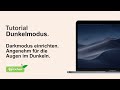 Dunkelmodus in macOS aktivieren, Dark Mode am Mac