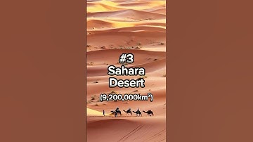 TOP 10 LARGEST DESERTS IN THE WORLD #globoxgist #top10 #world #desert #sahara #antarctica #australia