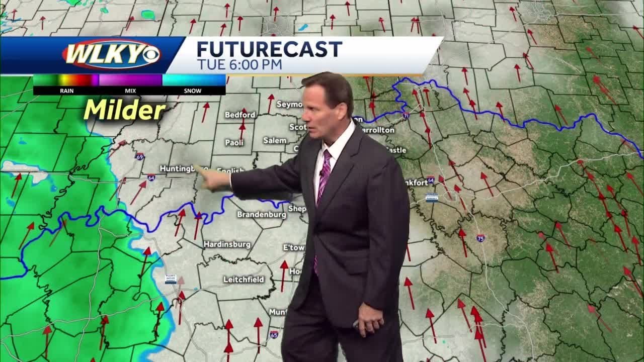 Milder Tuesday... Rain expected Tuesday night. - YouTube
