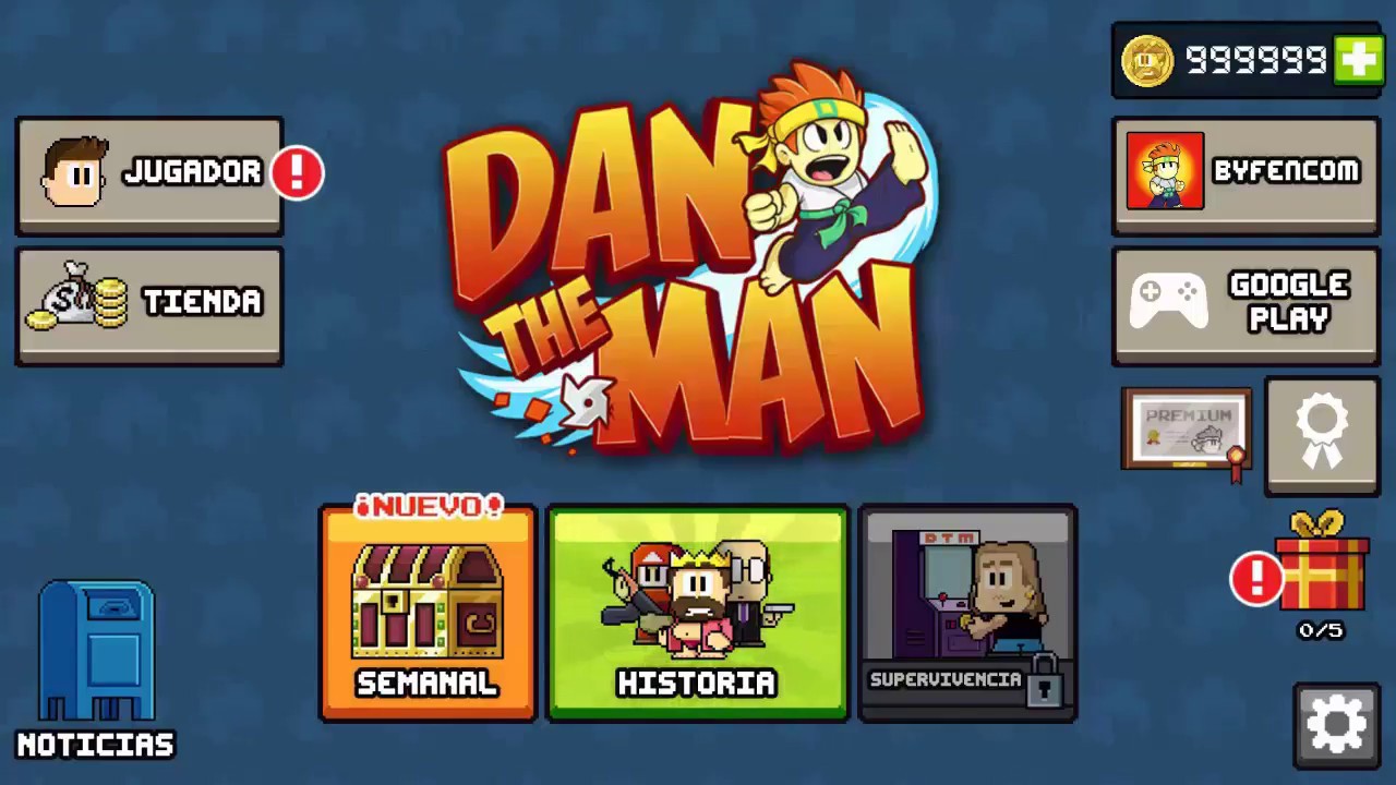 [MOD] Dan The Man 1.2.6 HACK [Dinero Infinito] Link de