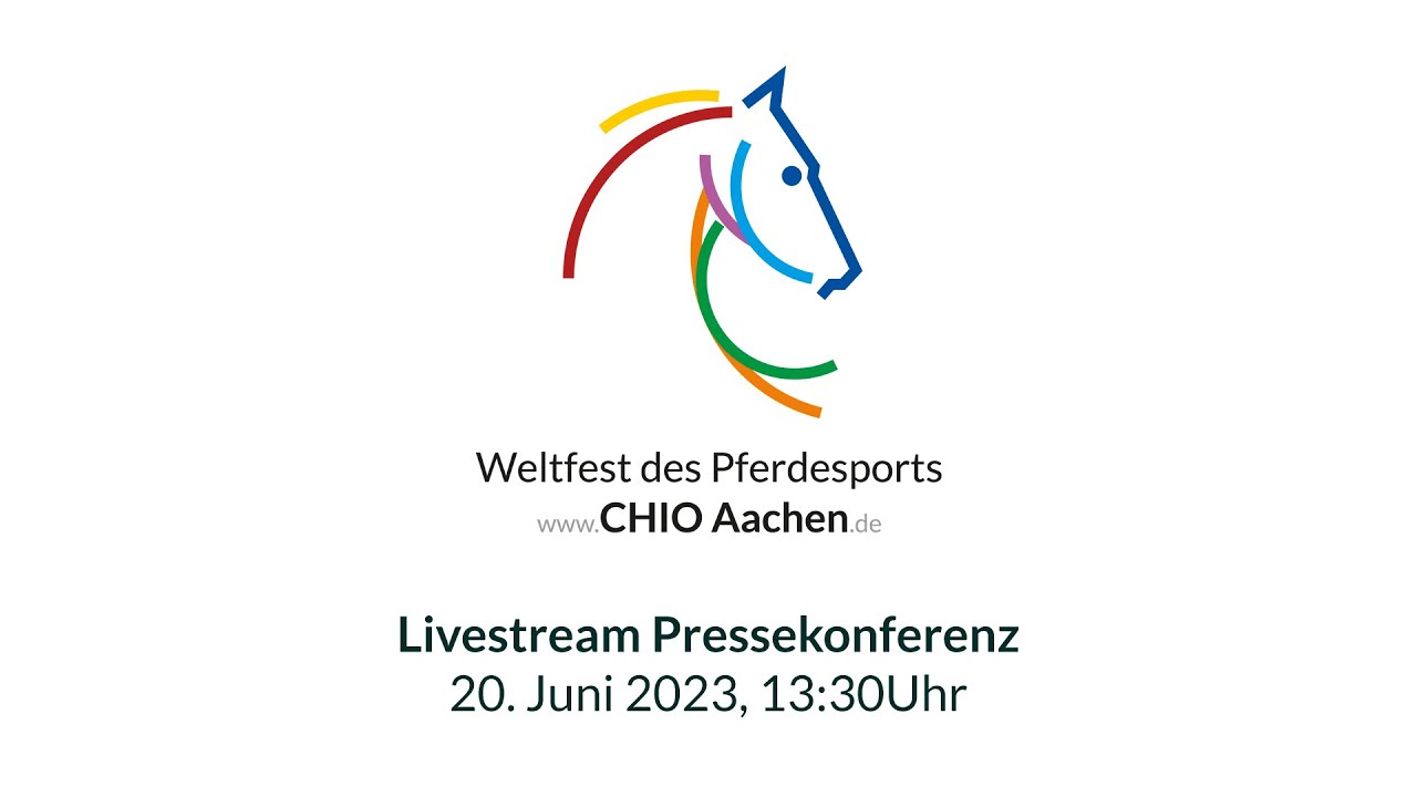 LIVE Pressekonferenz vor dem CHIO Aachen 2023