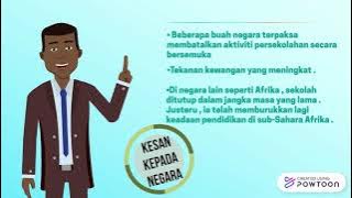 Group 1 Philosophy Video yang bertajuk ' Perubahan Covid-19 pada pendidikan '