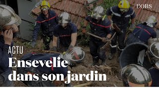 Une Niçoise tuée dans un glissement de terrain dans son jardin