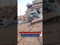 مشاهد أولية لمنزل عزام كيكل عقب إستهدافه بمسيرة للدعم السريع
