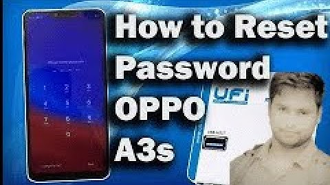 oppo a3s password and frp unlock  ufi box