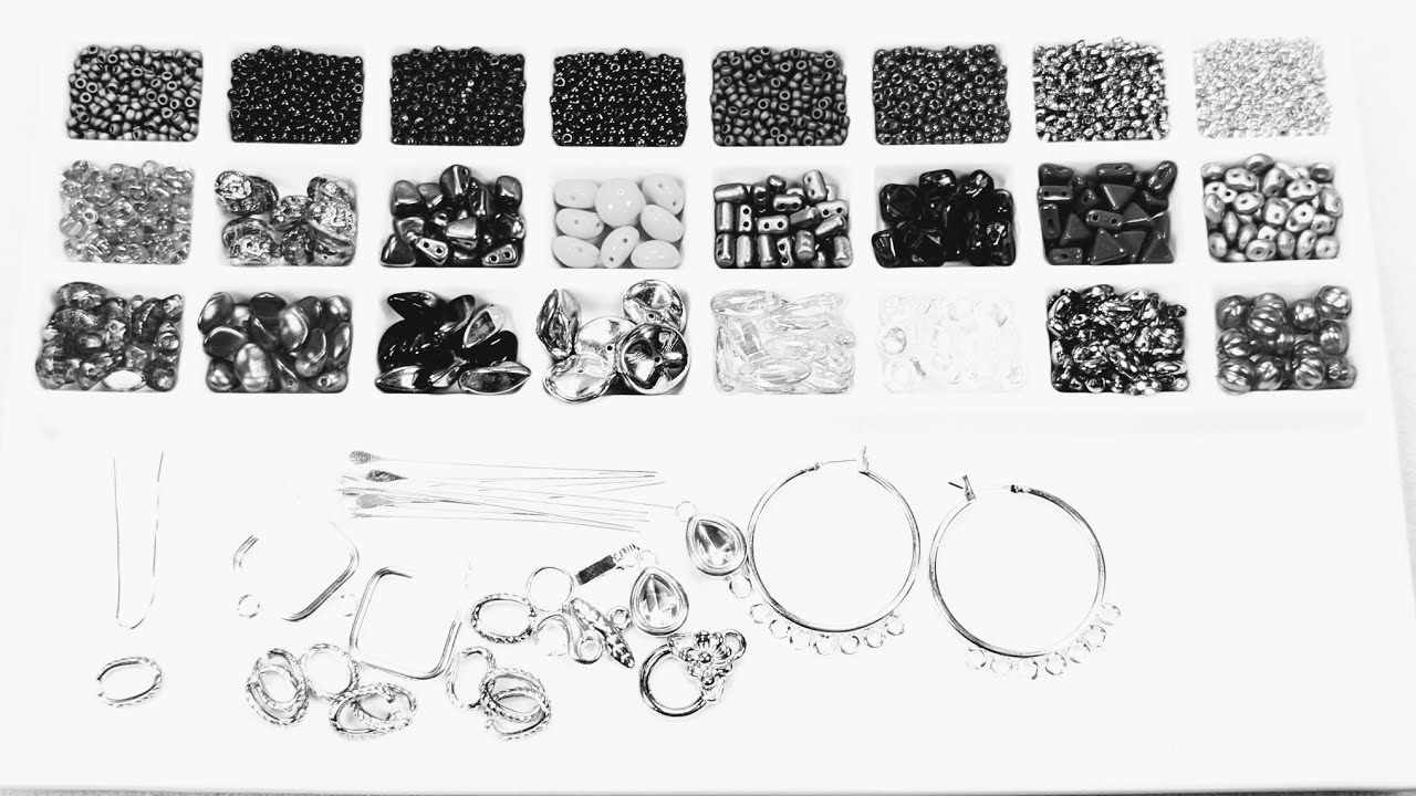 Unboxing the May 2026 Adornable Elements seed bead, 2 hole, & hot