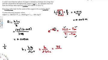 Trasient Conduction, Lumped Capacitance - Heat Transfer - Thermofluids