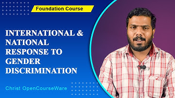 Foundation Course | International & National Response to Gender Discrimination