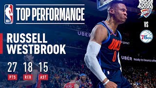 Russell Westbrook Gets a Triple-Double in Triple OT | December 15, 2017