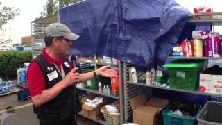 Red Cross Oklahoma emergency aid station