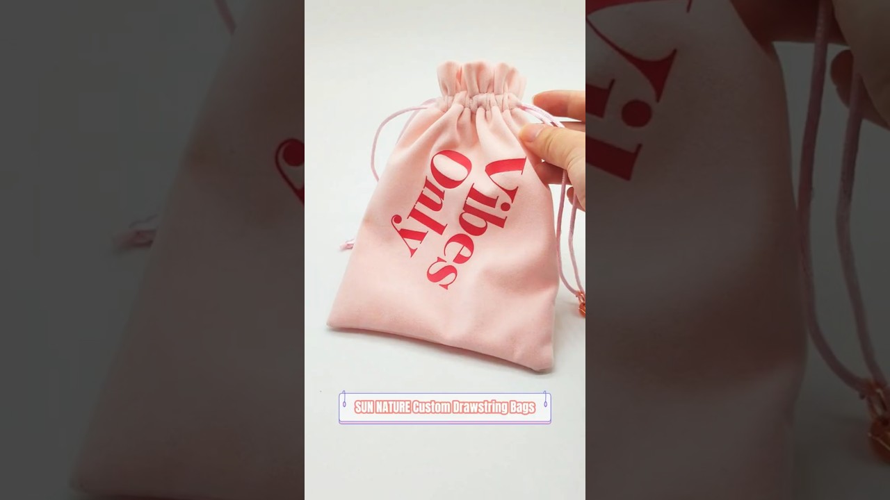 ✨ SUN NATURE Custom Drawstring Bags ✨